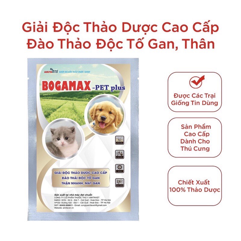 Giải độc gan kích thích chó mèo ăn ngon, phục hồi sau ốm