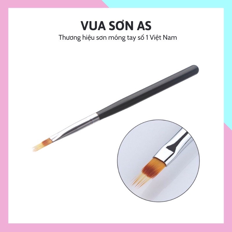 Cọ ombre đầu tròn đầu dẹt làm nail phụ kiện giá rẻ VUA SƠN AS