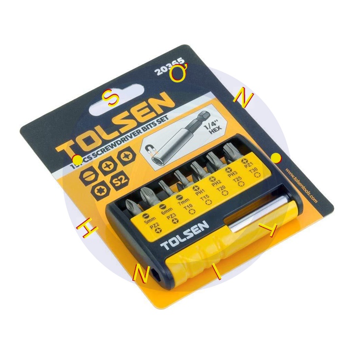 Bộ Đầu Vít 15 Món Tolsen 20365