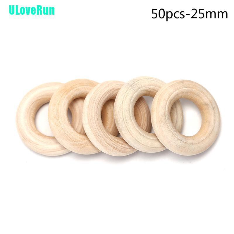 1 Túi Hạt Gỗ Tròn Tự Nhiên Dùng Làm Trang Sức DIY