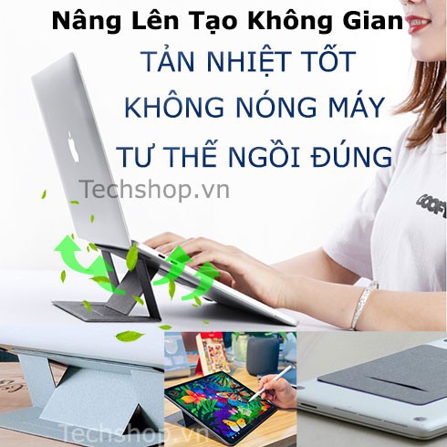 Giá đỡ LAPTOP,MACBOOK, IPAD hợp kim nhôm có thể điều chỉnh được độ cao,đế tản nhiệt laptop,giá đỡ macbook,kệ đỡ laptop