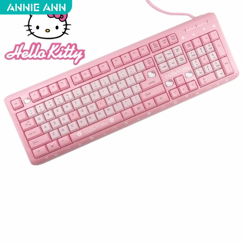 Bàn Phím Hello Kitty Doraemon Có Dây Cho Bé Gái