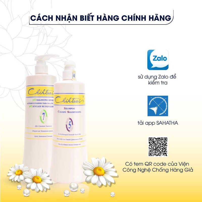 Gội Xả Chihtsai Phục Hồi Số 5 Dành Riêng Cho Tóc Khô, Hư Tổn, Tóc Yếu