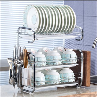Kệ để chén bát 3 tầng inox a28