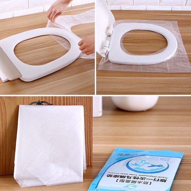 Giấy lót bồn cầu vệ sinh Toilet dùng 1 lần