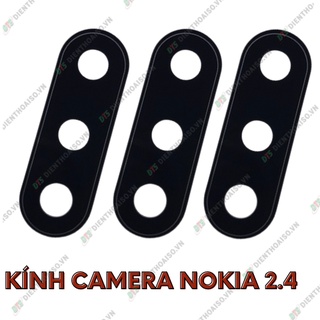 Mặt kính camera nokia 2.4 sẵn keo dán