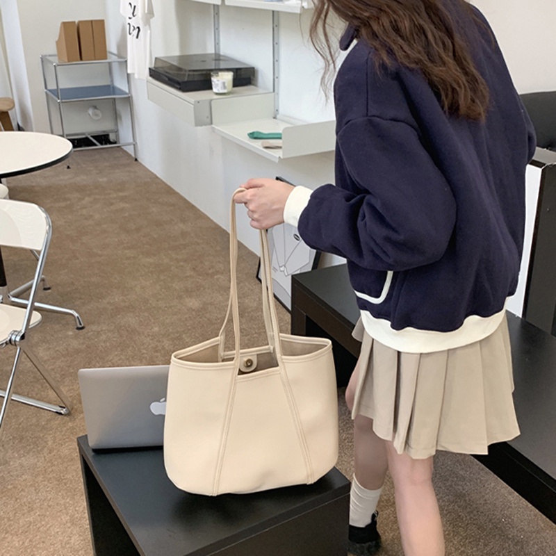 Túi xách IELGY cỡ lớn thiết kế đơn giản dễ phối đồ thời trang Hàn Quốc cho nữ