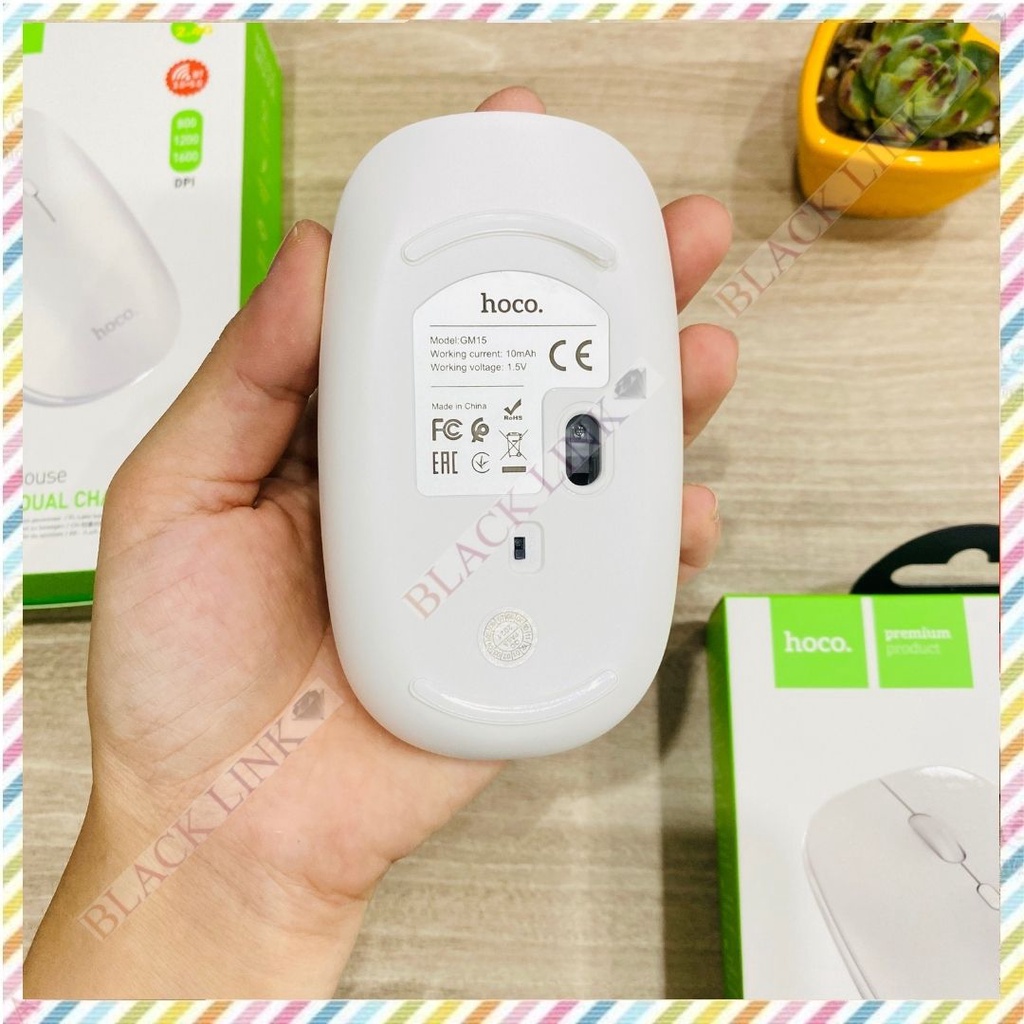 Chuột Không Dây HOCO GM15 Máy Tính Laptop Tương Thích Mọi Hệ Điều Hành