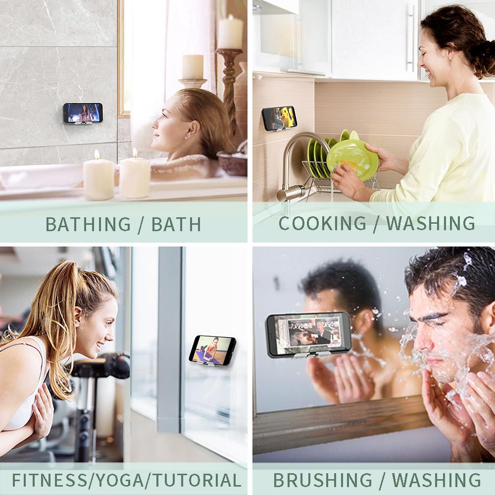 Giá Đỡ Điện Thoại Gắn Tường Thông Dụng Cho Nhà Vệ Sinh