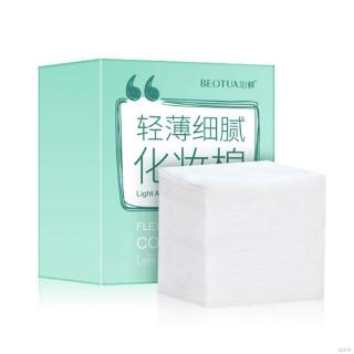 [Hàng mới về] Set 100 miếng bông cotton mỏng thân thiện với làn da dùng tẩy trang/tẩy sơn móng