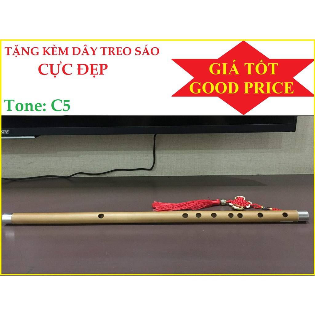 Sáo Trúc C5 - Sáo Đô ✔ ( Đã kiểm định ) BH 6 tháng, Có khắc chữ, khắc hình theo yêu cầu