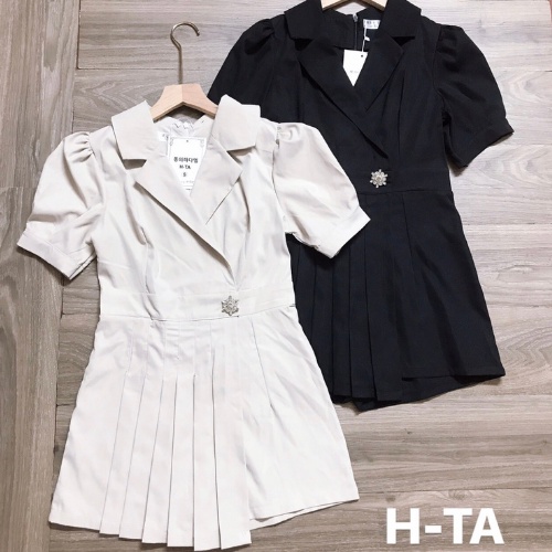 set vest jumpsuit giả váy ulzzang kiểu hàn quốc