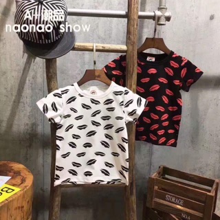 Áo phông môi trắng đen - hàng quảng châu cao cấp - shinhouse 82 đội cấn - ba đình - hn chuyên thời trang cho bé 3m-7y.. 