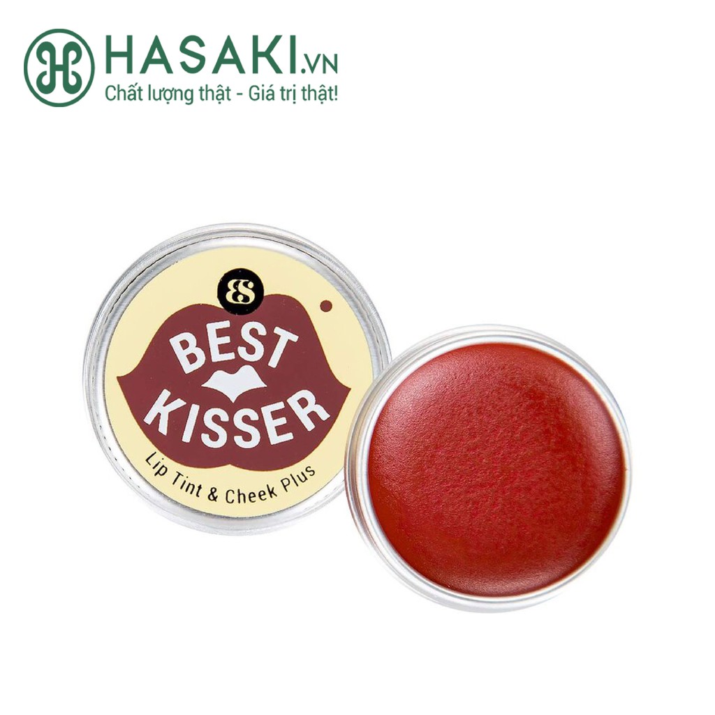 Son Dưỡng BareSoul Có Màu Cho Môi &amp; Má Màu Đỏ Rượu Best Kisser Lip Tint &amp; Cheek Plus 10g