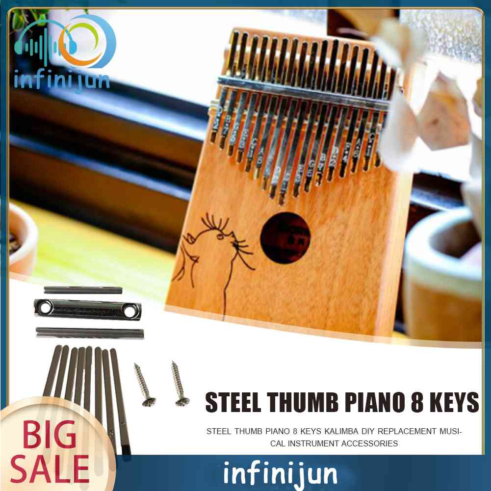 Đàn Kalimba 8 Phím Thay Thế DIY