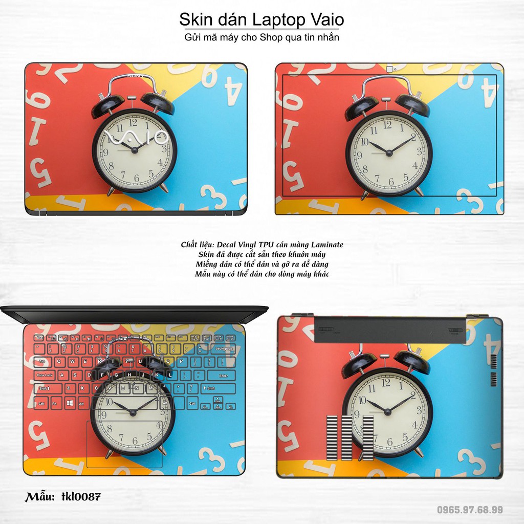 Skin dán Laptop Sony Vaio in hình thiết kế (inbox mã máy cho Shop)