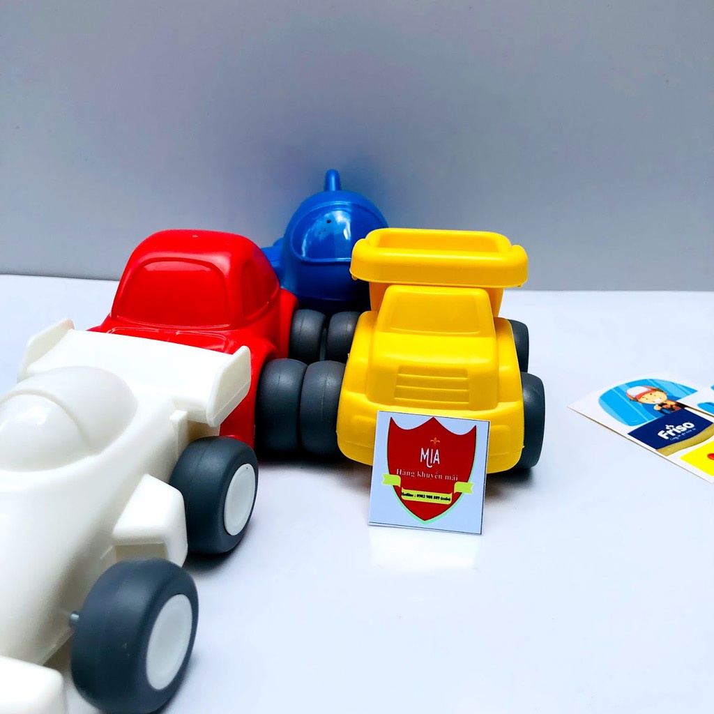 Bộ 4 xe trớn mini cao cấp quà tặng friso