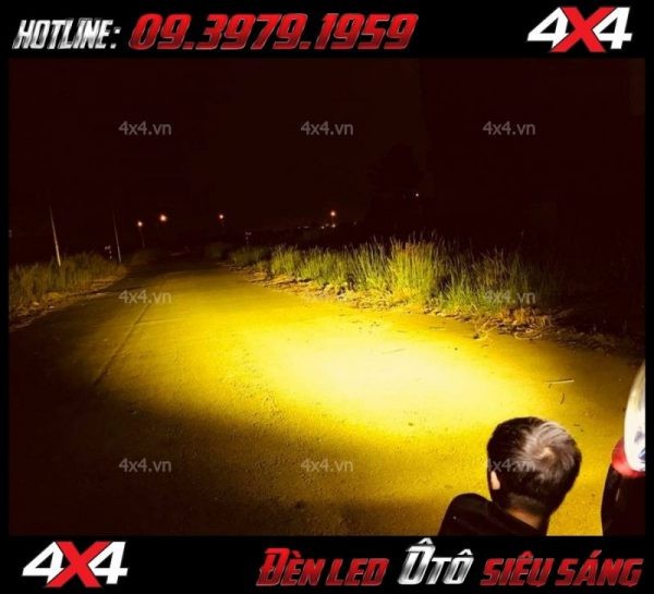 LED 5D DÀI TRỢ SÁNG 48 LED 2 TẦNG 144W 60CM BI CẦU VÀNG