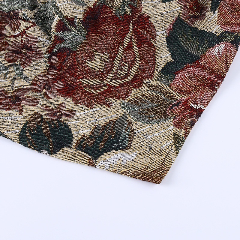 Áo ống in họa tiết hoa nhiều màu thời trang cho nữ