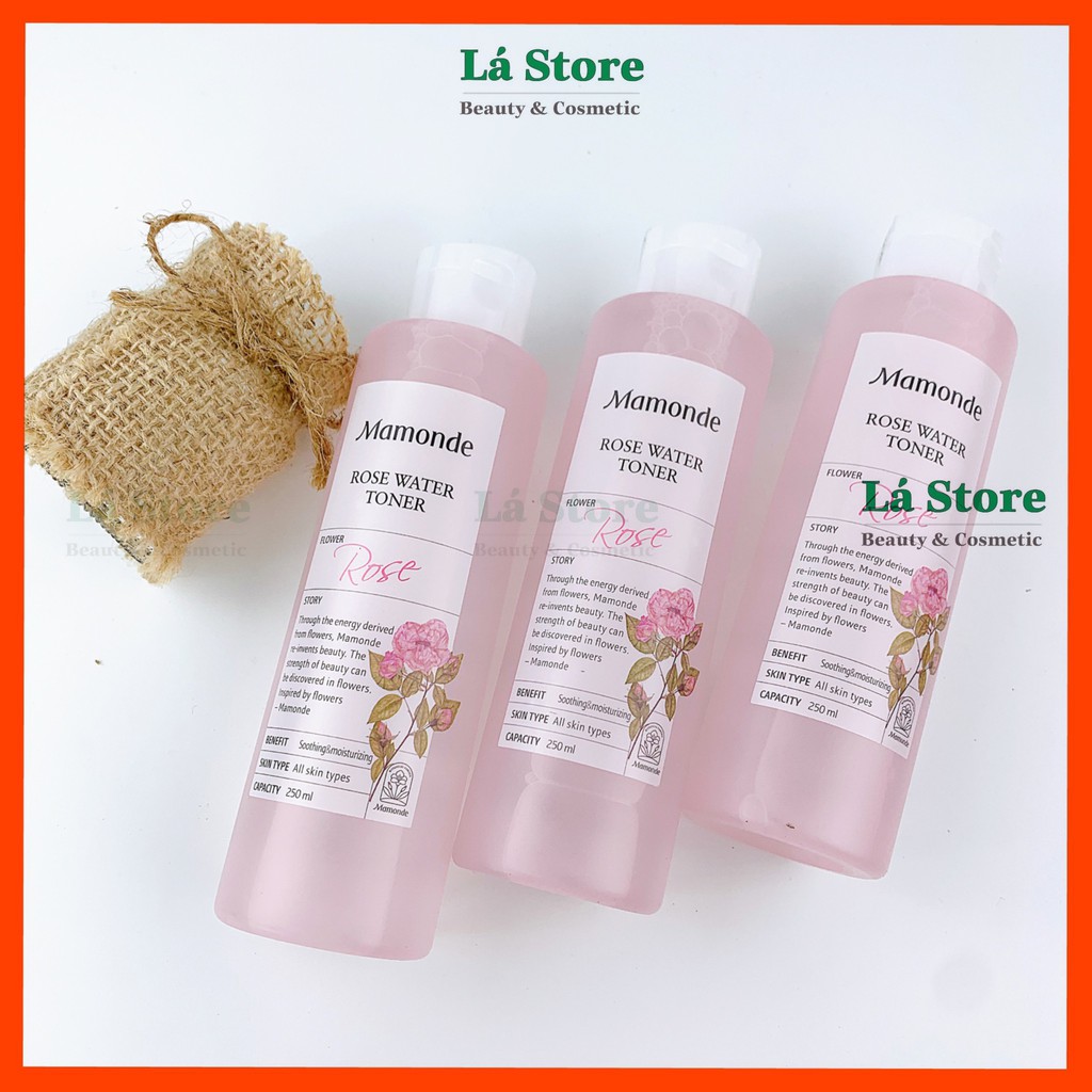 HÀNG CHÍNH HÃNG-Nước Hoa Hồng Mamonde Rose Water Toner 250ML