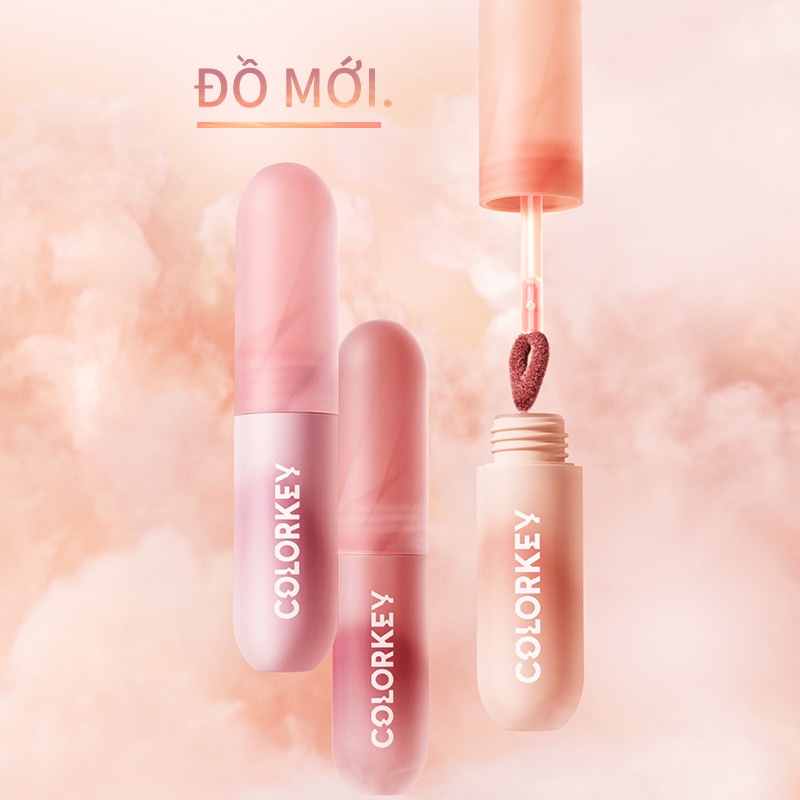 【COLORKEY】Son Môi Colorkey Lip Mousse Lip Mud Màu Nhung Mờ Xinh Xắn 2g
