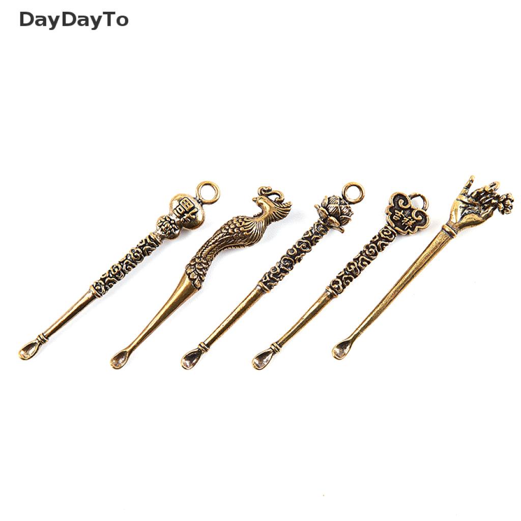 [Hàng mới về] Dụng cụ lấy ráy tai bằng đồng thau nhỏ gọn tiện lợi