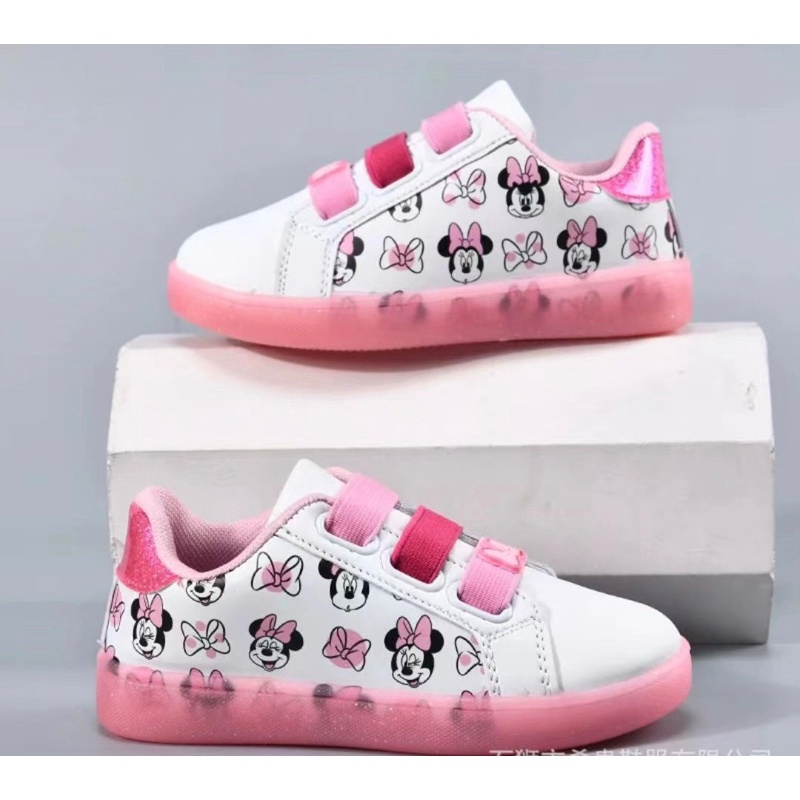 ❤️Giầy minnie mouse trắng hồng