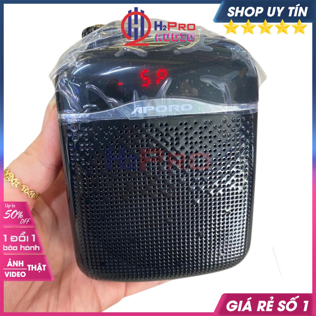 Máy Trợ Giảng Không Dây 2.4G, Loa Trợ Giảng Aporo T21 20W Có Dây, Cao Cấp Bluetooth 5.0, Usb-Thẻ Nhớ, Đài Fm-H2Pro Tech