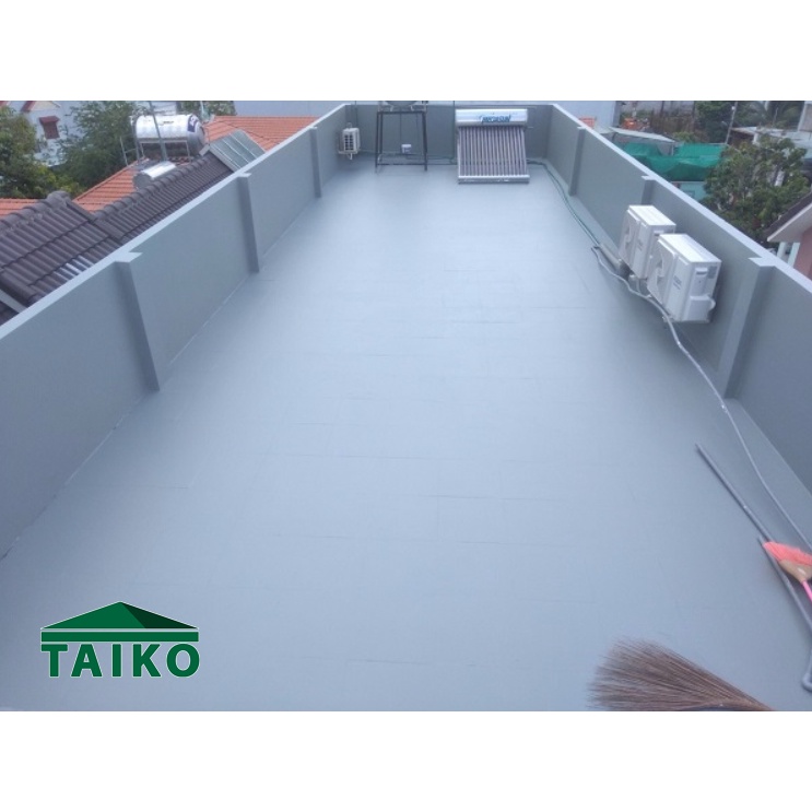 [Thùng 5 Lít ] Keo Sơn Chống Thấm Sàn TAIKO NITTON (Gốc Acrylic) - Tặng Kèm Vải Kết Cấu/Hiệu Quả Hơn Khi Pha Xi Măng