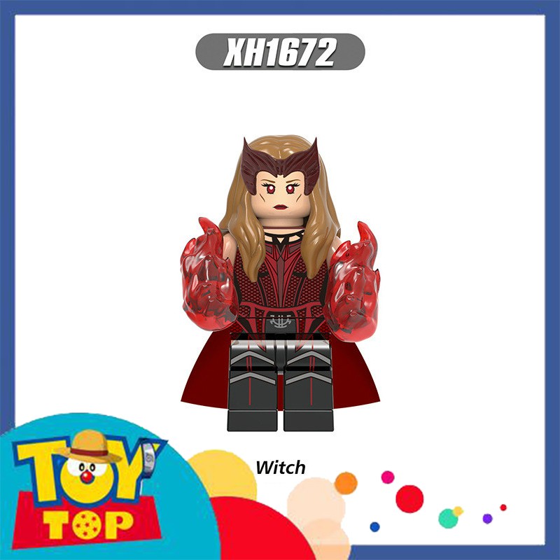 [Một con] Đồ chơi ghép Marvel MCU WandaVision Minifigures lắp ráp các mẫu Wanda Vision Mephisto Agatha .. X0309 XINH