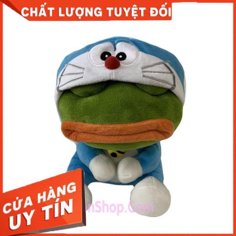 Ếch xanh pepe lai Doremon - Frog Pepe