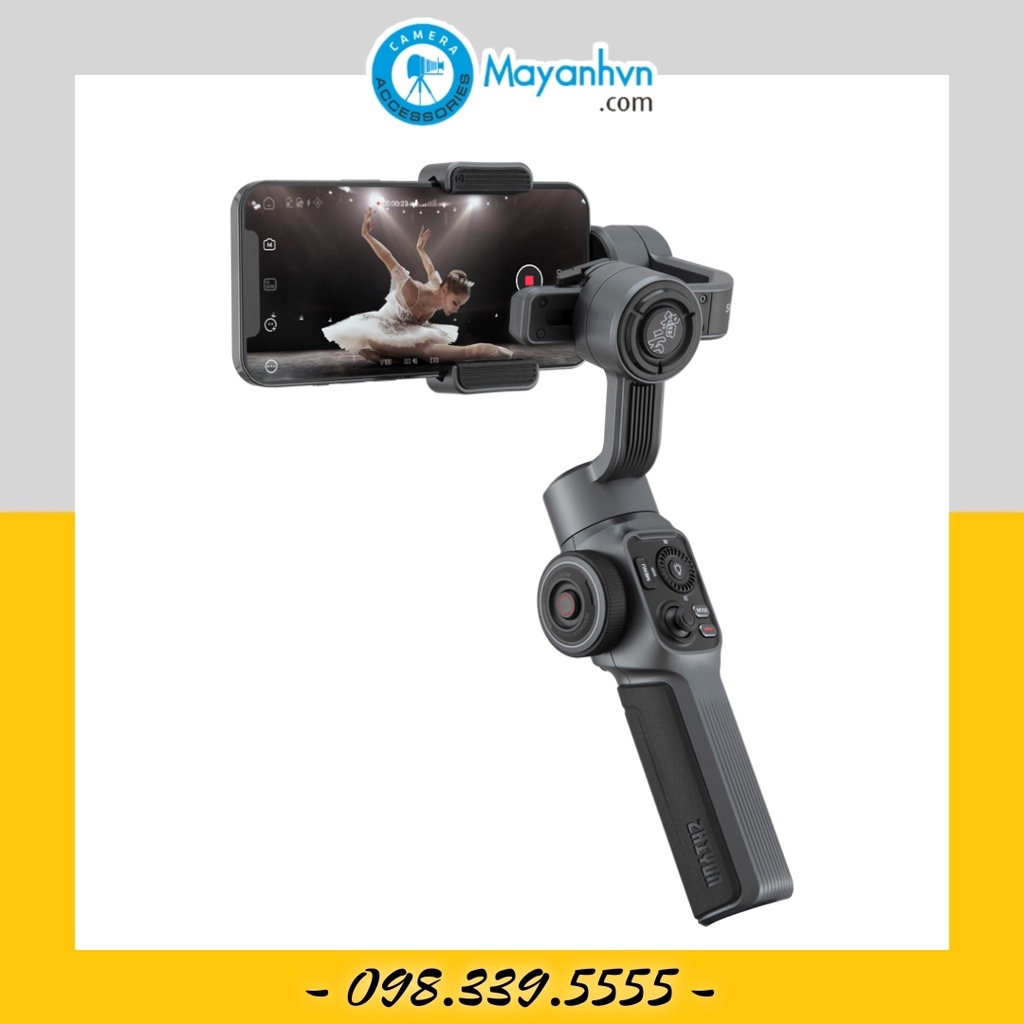 [Mã 154ELSALE2 giảm 7% đơn 300K] Gimbal tay cầm chống rung cho điện thoại Zhiyun Smooth 5