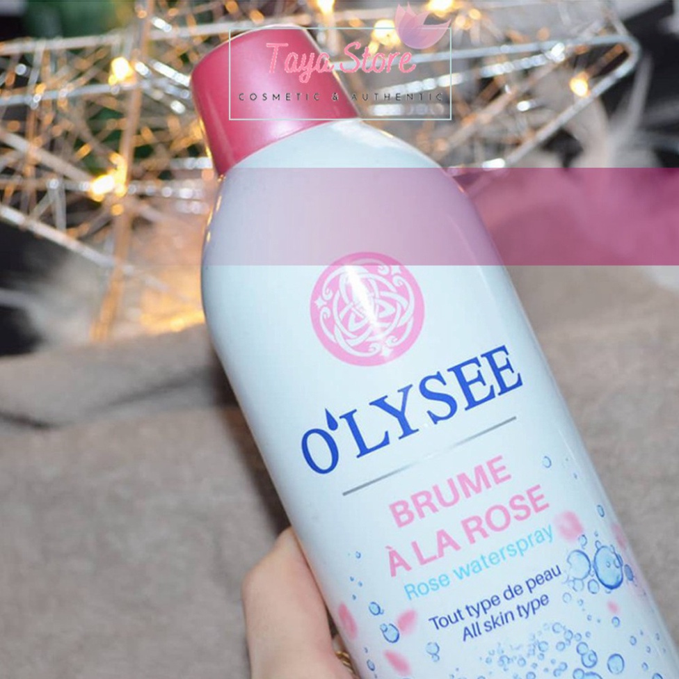 Xịt Khoáng Olysee Brume 400ml À La Rose Waterspray Pháp cân bằng ẩm, dịu da