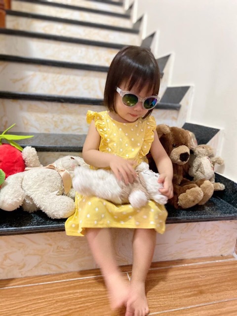 Váy chính hãng US/UK chấm bi săn sale giá tốt size 6-9M đến 3-4Y