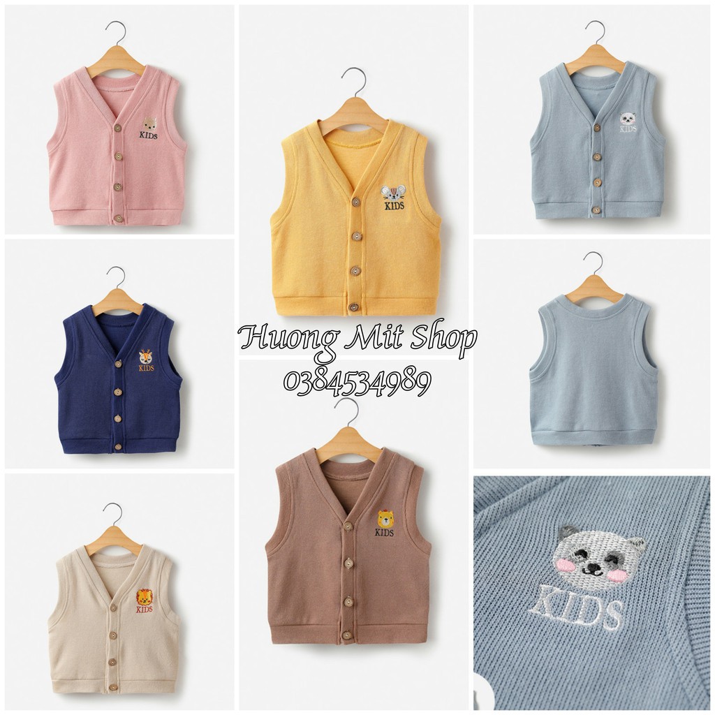 [Bb123]  Áo gile len trẻ em hàng Quảng Châu loại 1