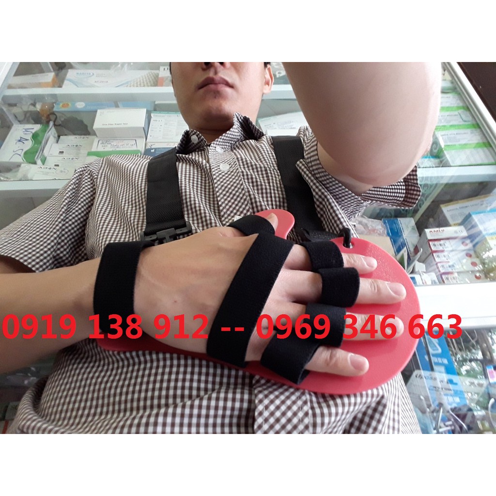 nẹp cố định duỗi bàn tay và các đầu ngón tay