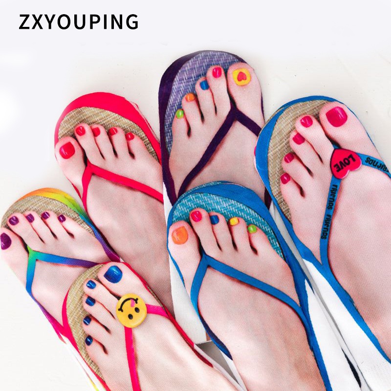 AOFEIQIKE AOFEIQIKE Tất Cotton In Họa Tiết 3D