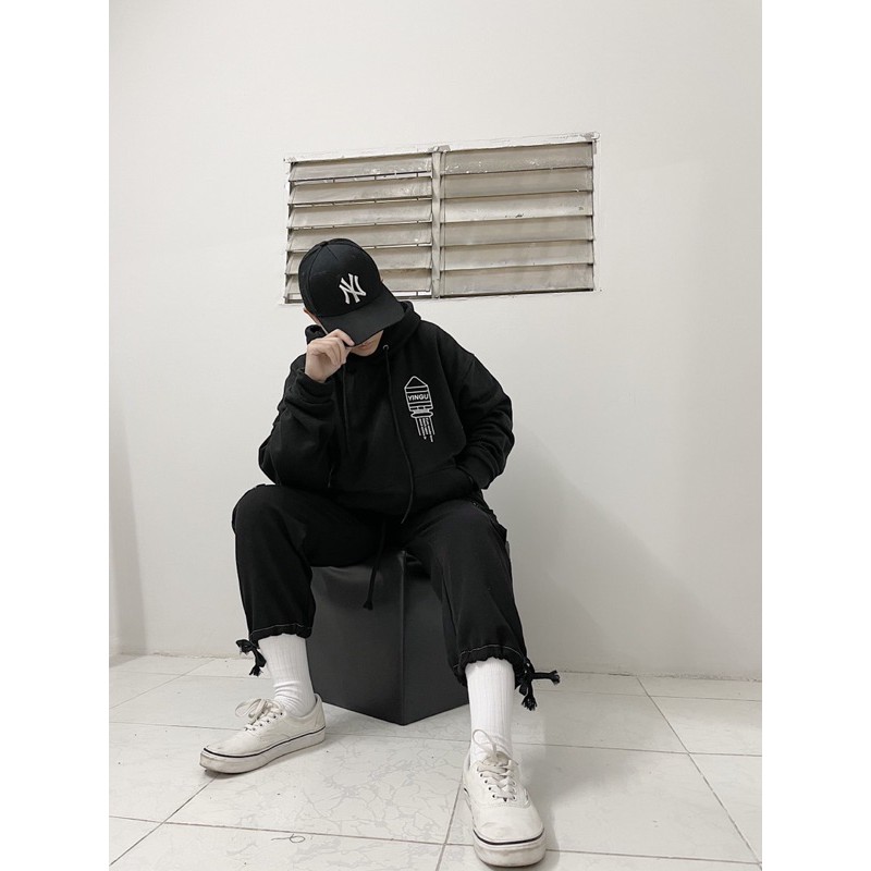 ÁO KHOÁC HOODIE, ÁO NỈ BÔNG TÊN LỮA SPACE ROCKET 2 MÀU ĐEN/TRẮNG KEM _ NAM/NŨ UNISEX ( HÌNH THẬT) KÈM CLIP | BigBuy360 - bigbuy360.vn