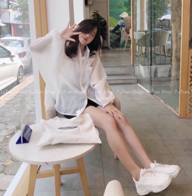 SET ÁO SƠ MI TRONG SUỐT KÈM LÓT