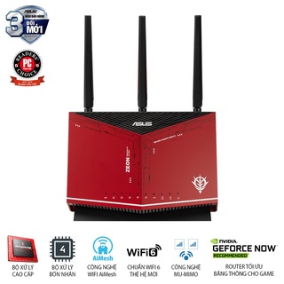 Bộ phát WIFI 6 ASUS RT-AX86U GUNDAM EDITION AX5700 - Phiên bản giới hạn 2021 - Bảo hành 36 tháng chính hãng ASUS