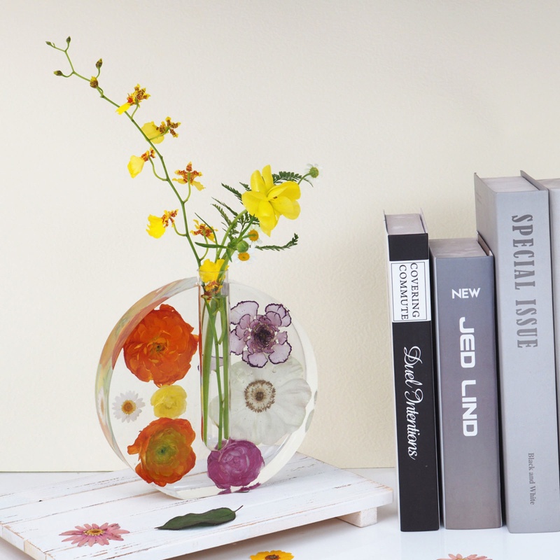 Khuôn Silicone Làm Chậu Hoa 2 Trong 1 Trang Trí Nghệ Thuật DIY