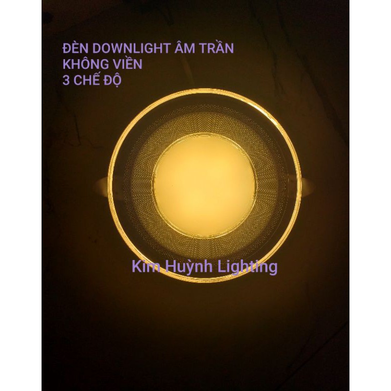 ĐÈN DOWNLIGHT ÂM TRẦN KHÔNG VIỀN 3 CHẾ ĐỘ 9W - NAVIGATE