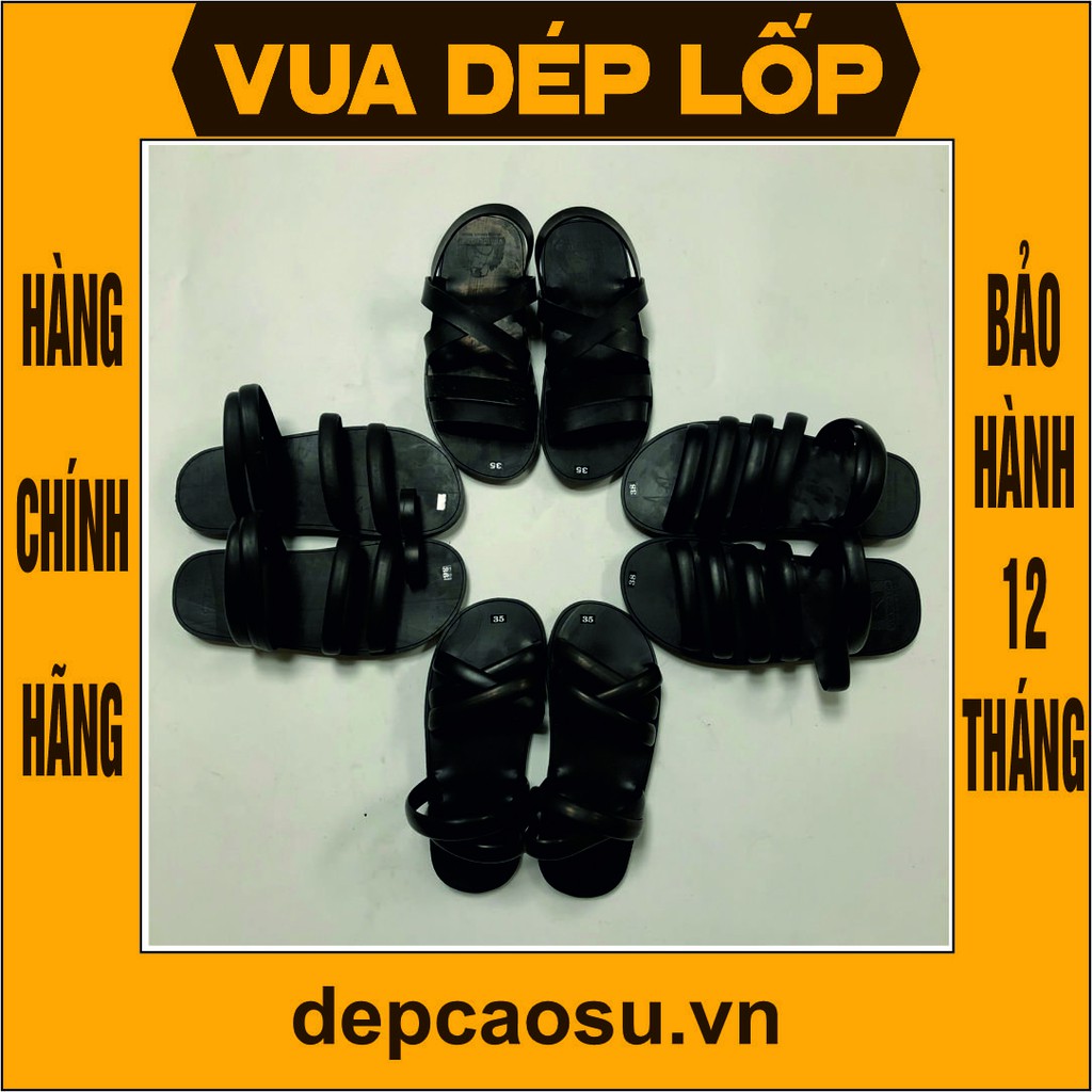 Dép cao su 5 quai ngang thương hiệu Vua Dép Lốp Phạm Quang Xuân, chính hãng, có bảo hành, ảnh thật, có sẵn