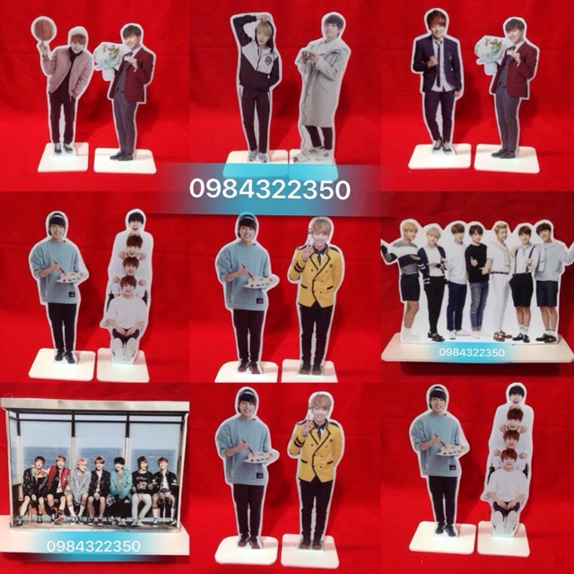 Standee để bàn BTSs , Wanna one, Black pink và các thành viên