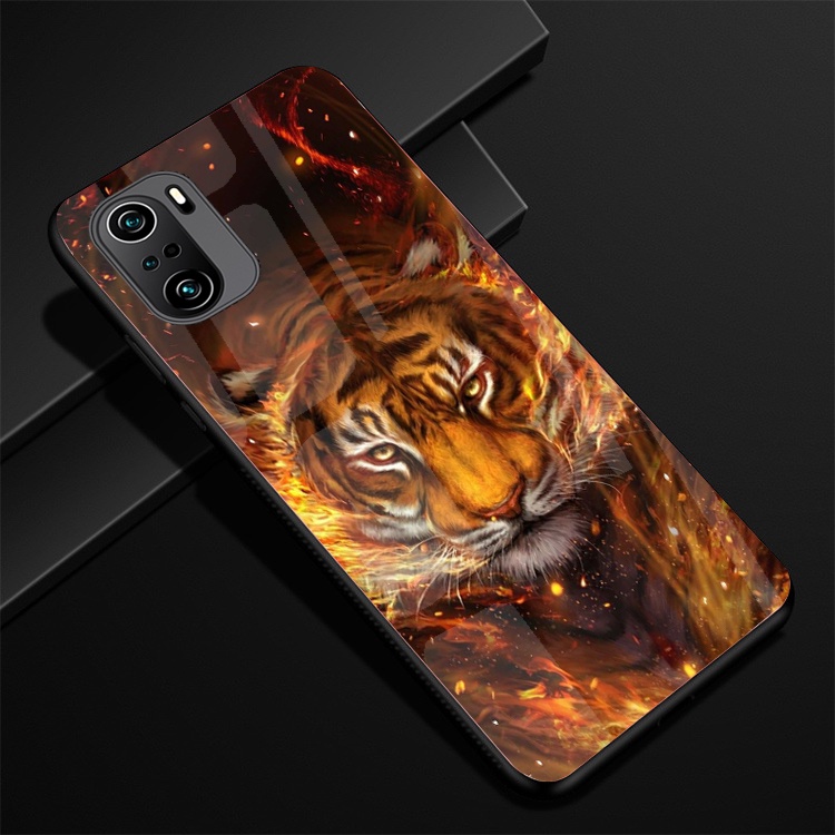 Ốp Lưng Xiaomi Poco F3 / Redmi K40 / K40 Pro, K40 Gaming mặt kính cường lực cao cấp thiết kế Độc Quyền