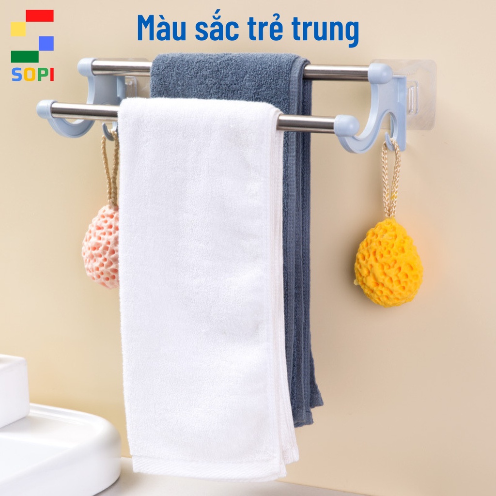 Giá Treo Khăn Nhà Tắm, Móc Treo Khăn Dán Tường. SONETS
