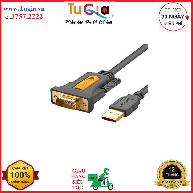 Cáp Chuyển Đổi USB to Com (USB Sang RS232-DB9) Ugreen20223 (3m) - Hàng Chính Hãng