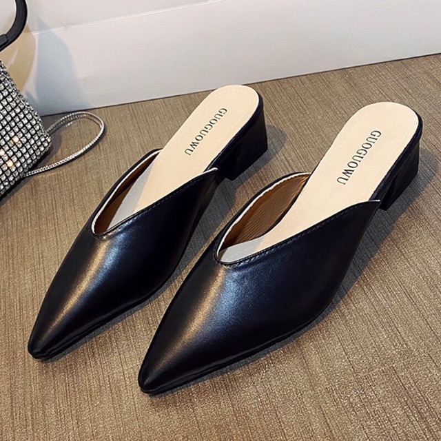 Sục nữ da mềm mũi nhọn trơn BIG SIZE 35-42