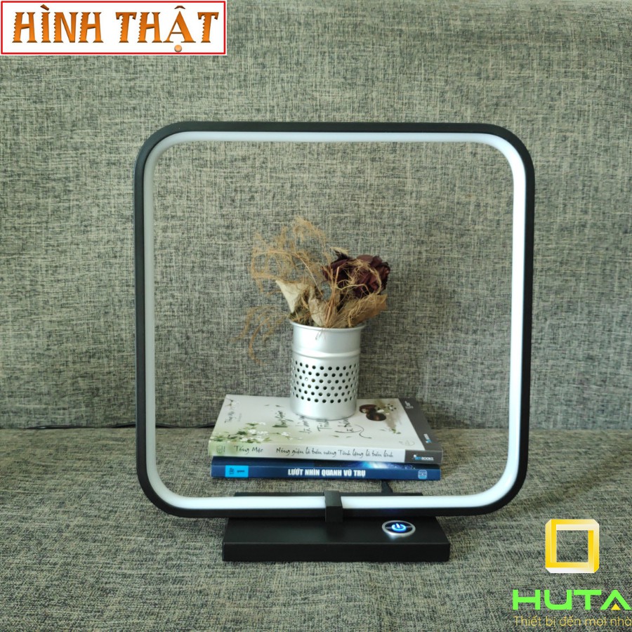 Đèn Bàn Làm Việc Cảm Ứng HUTA Tăng Giảm Độ Sáng Led Ánh Sáng Vàng Dùng Decor Trang Trí Phòng Ngủ Phòng Khách Mã V1