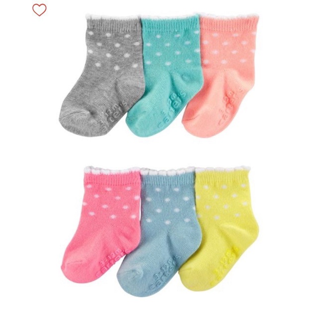 Set 6 đôi vớ Carter’s cho bé